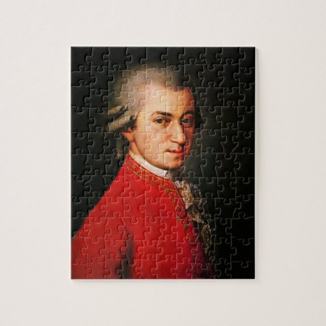Wolfgang Amadeus Mozart-Portrait (Vertikal)