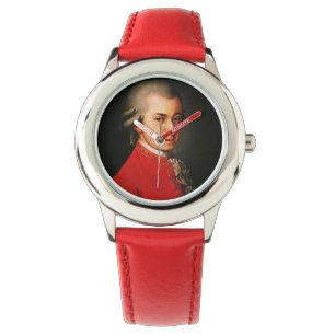 Wolfgang Amadeus Mozart-Portrait Armbanduhr