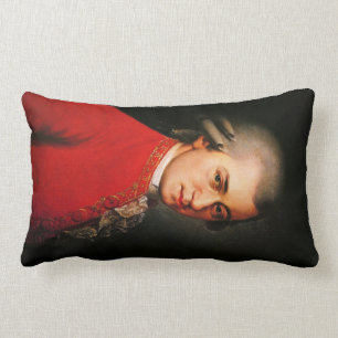 Wolfgang Amadeus Mozart-Portrait Lendenkissen