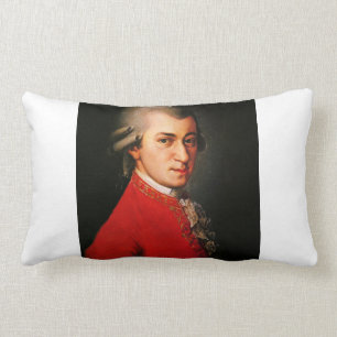 Wolfgang Amadeus Mozart-Portrait Lendenkissen