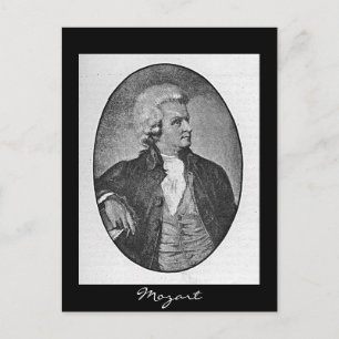 Wolfgang Amadeus Mozart Postkarte