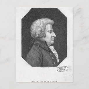 Wolfgang Amadeus Mozart Postkarte