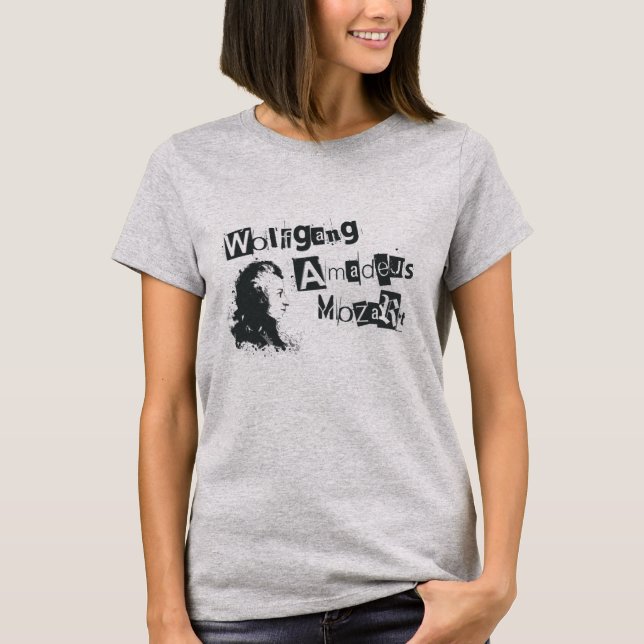 Wolfgang Amadeus Mozart Punk-Ransom Logo T-Shirt (Vorderseite)