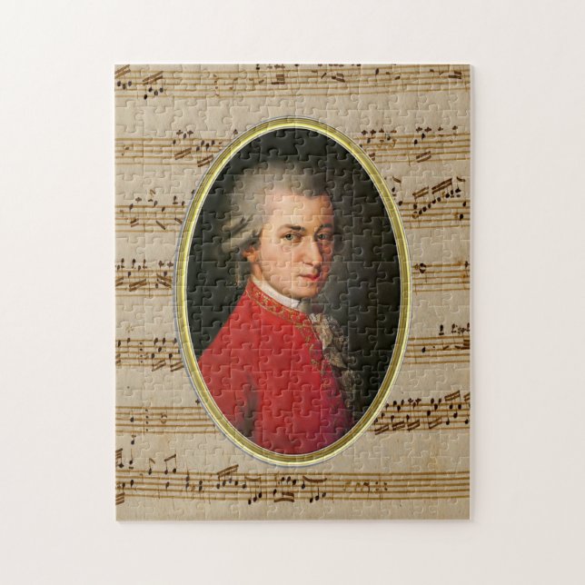 Wolfgang Amadeus Mozart Puzzle (Vertikal)
