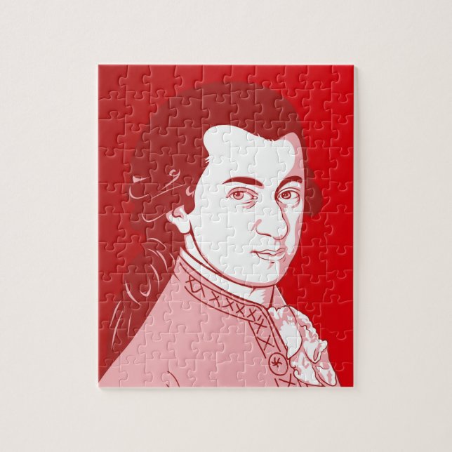 Wolfgang Amadeus Mozart Puzzle (Vertikal)