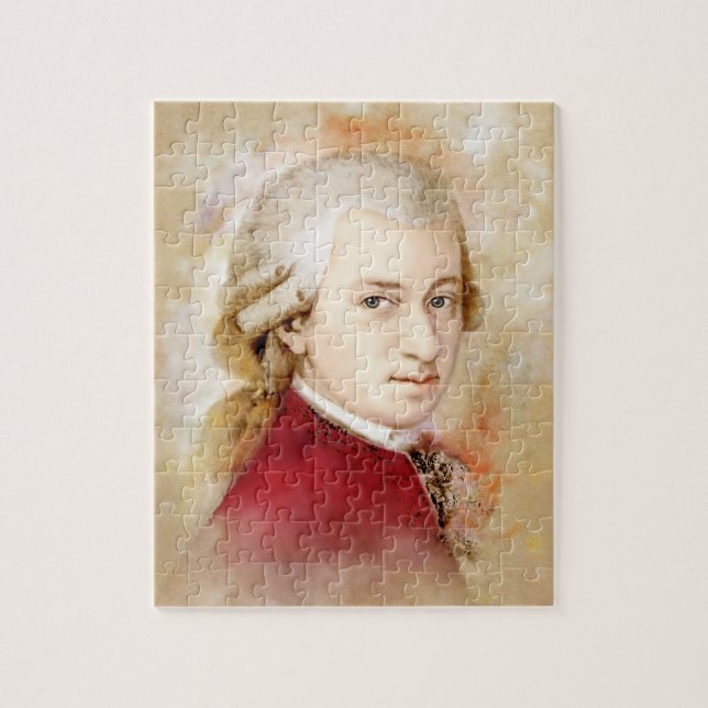 Wolfgang Amadeus Mozart-Puzzlespiel (Vertikal)