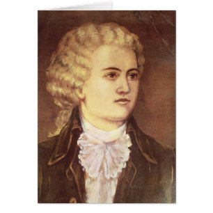 Wolfgang Amadeus Mozart während sein bleibe