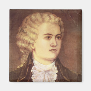 Wolfgang Amadeus Mozart während sein bleibe Magnet