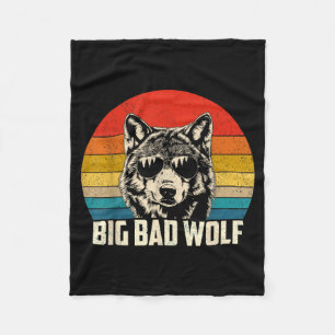 Wolfgeist groß und böser Wolf Wolf Rudel lustige W Fleecedecke