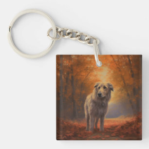 Wolfhound à l'automne Leaves automne Inspire