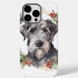 Wolfhound Christmas Wreath Festivals Case-Mate iPhone 14 Pro Max Hülle