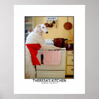 Wolfhound Puck Poster für Frame