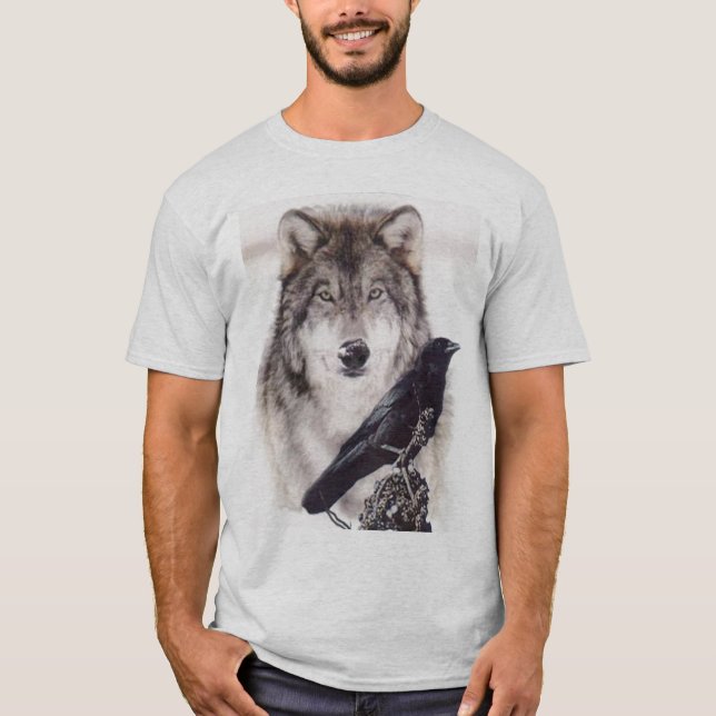 Wolfkrähe T-Shirt (Vorderseite)