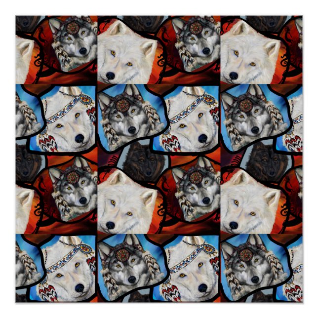 WOLFKUNST POSTER (Vorderseite)