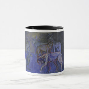 Wolfkunst-Tasse Tasse