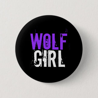 Wolfmädchen Button