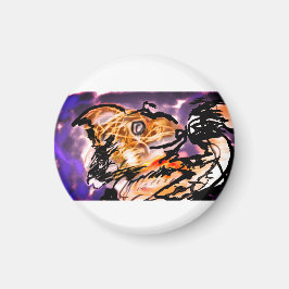 Wolfnacht Allein Magnet