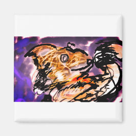 Wolfnacht Allein Magnet