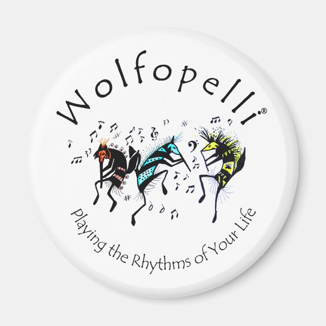 Wolfopelli 10 magnet (Vorne)