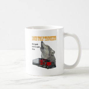 Wolfs-LKW-Transport Kaffeetasse
