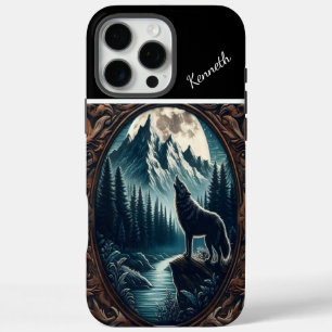 Wolfs Mondlicht-Howl iPhone 16 Pro Max Hülle