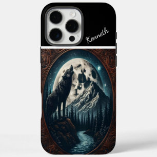Wolfs Mondlicht-Howl iPhone 16 Pro Max Hülle