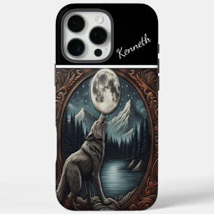 Wolfs Mondlicht-Serenade iPhone 16 Pro Max Hülle