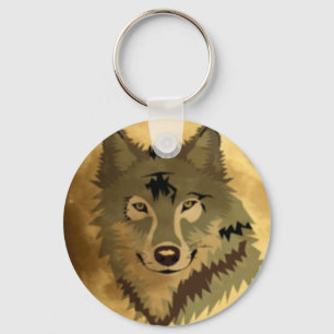 Wolfs moon schlüsselanhänger
