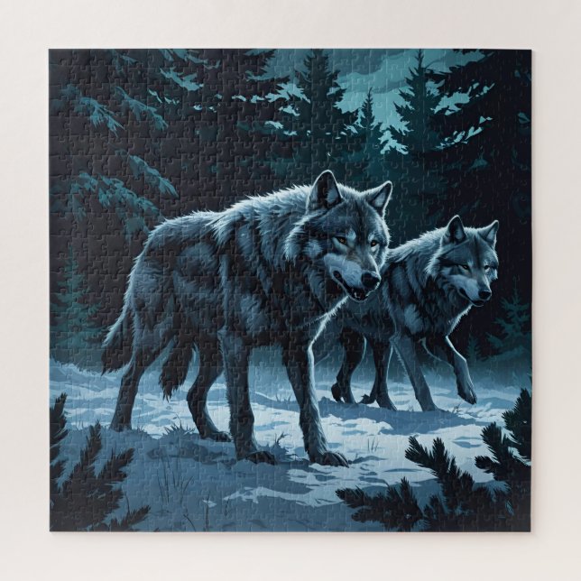 Wolfs-Puzzle (Vertikal)
