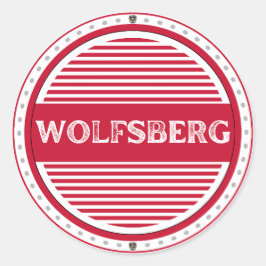 Wolfsberg City Pride Emblem – Österreichische Iden Runder Aufkleber