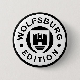 Wolfsburg-Ausgabe (Schwarzes) Button