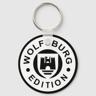Wolfsburg-Ausgabe (Schwarzes) Schlüsselanhänger