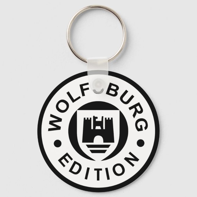 Wolfsburg Edition (schwarz) Schlüsselanhänger (Vorderseite)