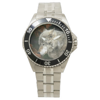 Wolfsgesicht Armbanduhr