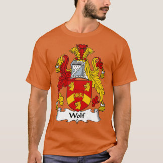 Wolfskappe des Familienwappens Waffen T-Shirt