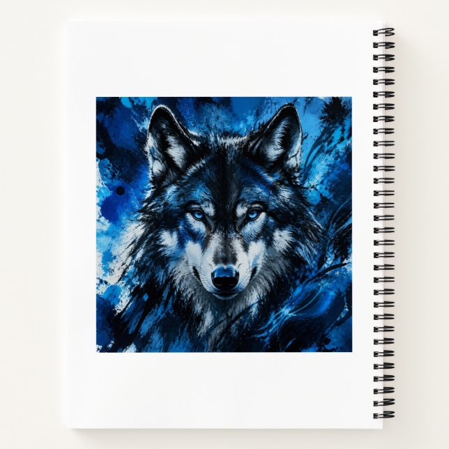 Wolfskopf Notizbuch (Rückseite)
