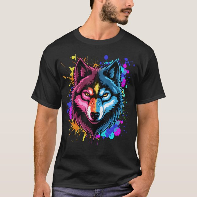 Wolfskopf T-Shirt (Vorderseite)