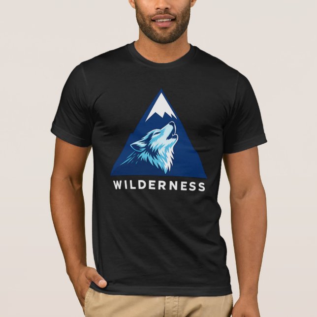 Wolfskunst T-Shirt (Vorderseite)