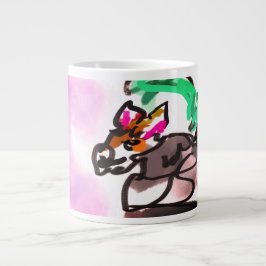 Wolfslauf im Herbst Jumbo-Tasse