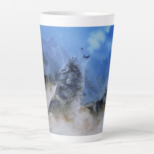 Wolfsmärchen Milchtasse (Vorderseite)