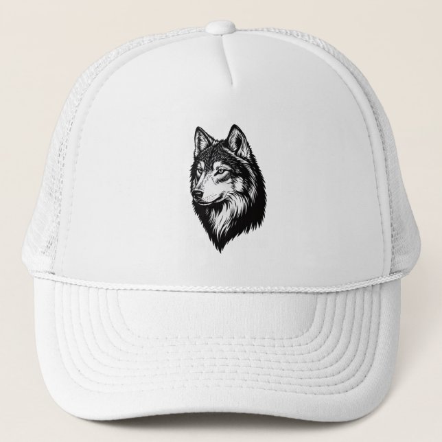 Wolfsmütze Truckerkappe (Vorderseite)