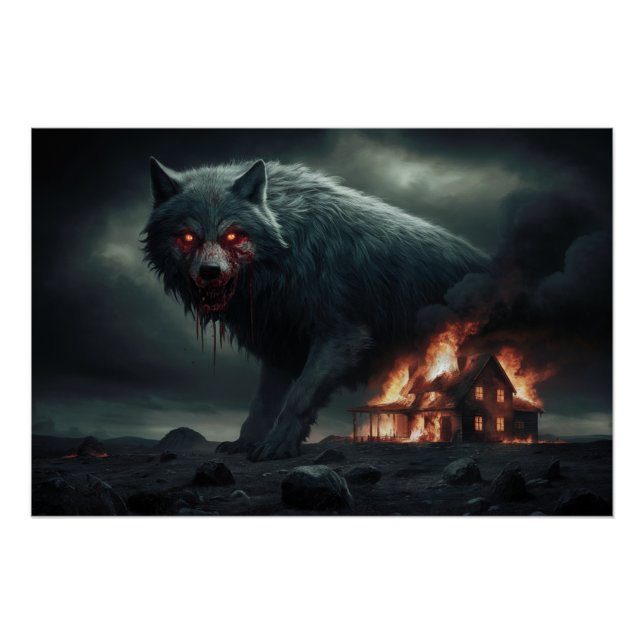 Wolfsposter 04 poster (Vorderseite)