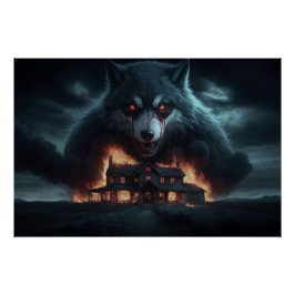 Wolfsposter 06 poster