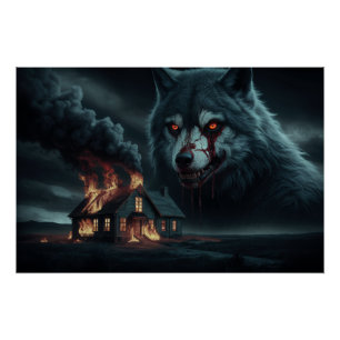Wolfsposter 07 poster