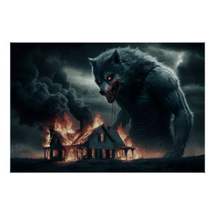Wolfsposter 08 poster