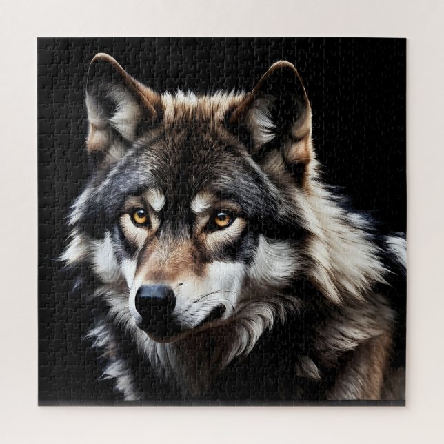 Wolfsprotrait (Vertikal)