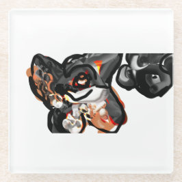 Wolfspucke Glasuntersetzer