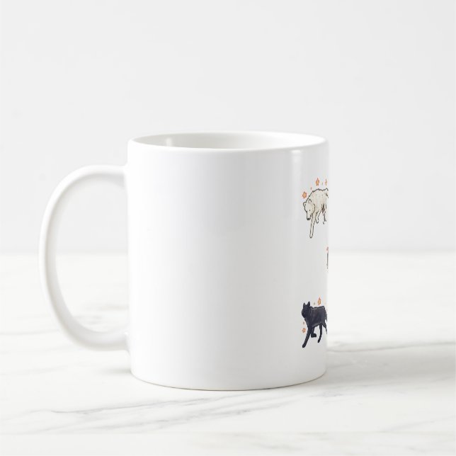 Wolfsrudel Kaffeetasse (Links)
