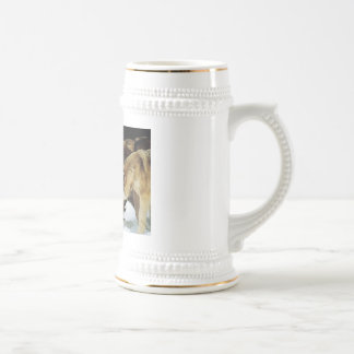 Wolfsrudelbier stien bierglas