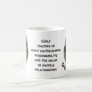 Wolftotem, Tierführer Inspiration Kaffeetasse